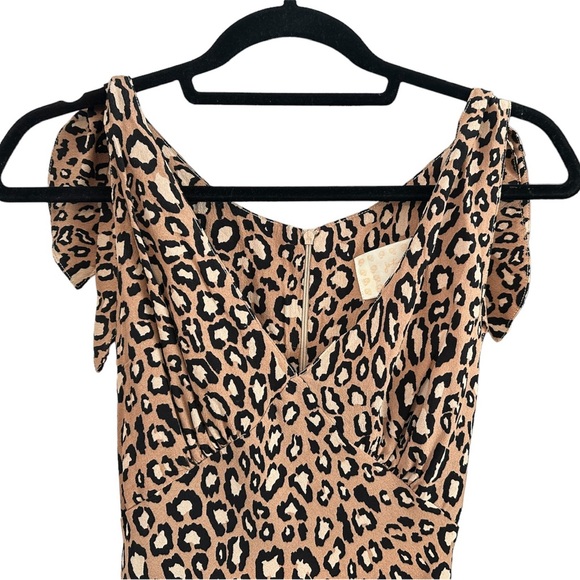 Midi Cheetah Print Dress - Picture 2 of 6